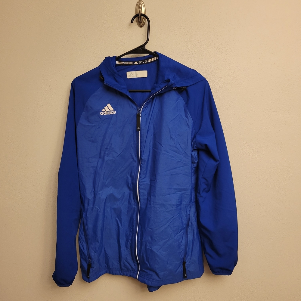 VGUC Women's Adidas Modern Varisty Woven Jacket, Royal Blue, Size Med